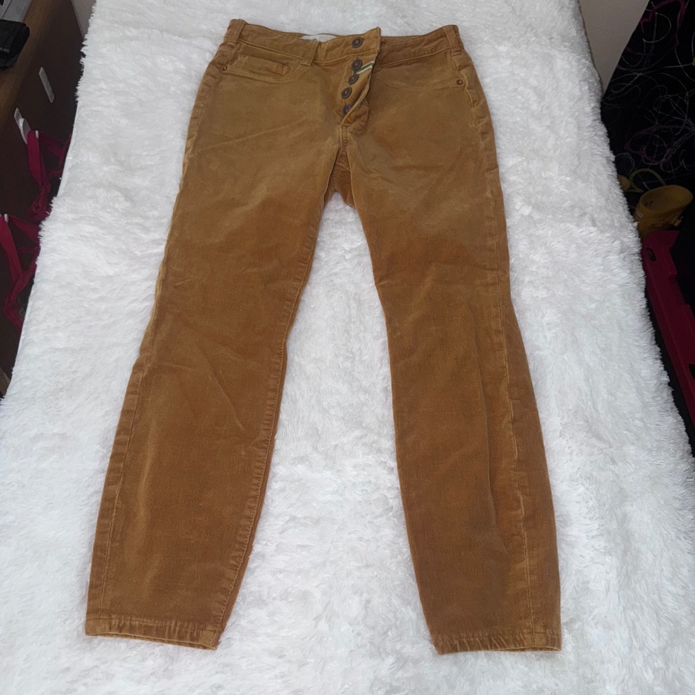 Anthropologie Pilcro Slim Corduroy Pants‎ Men's Size 31 Button Fly Casual